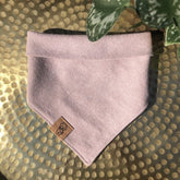 Bandana - Pastel Pink Herringbone - 4 DOTS